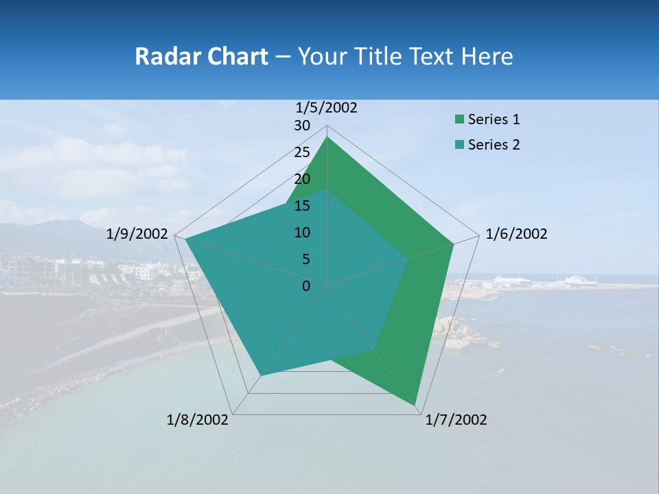 A Large Body Of Water With A City In The Background PowerPoint Template