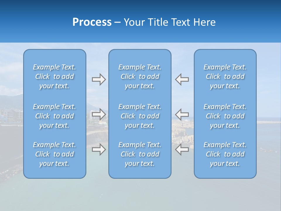 A Large Body Of Water With A City In The Background PowerPoint Template