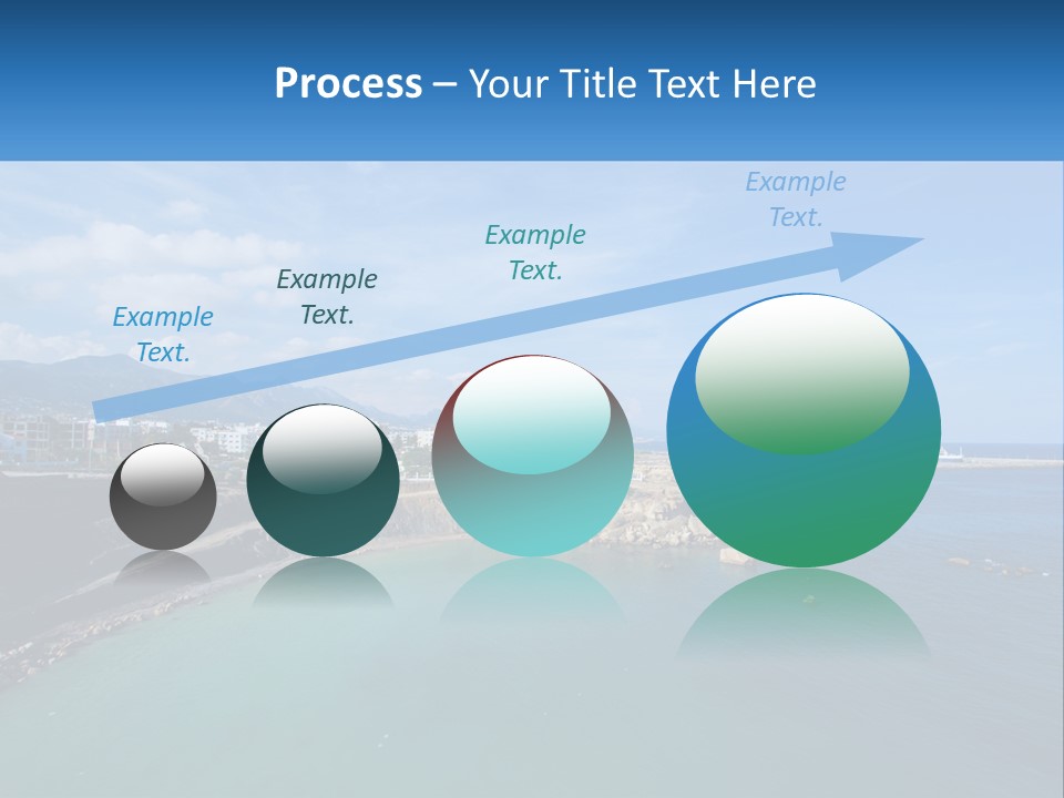 A Large Body Of Water With A City In The Background PowerPoint Template