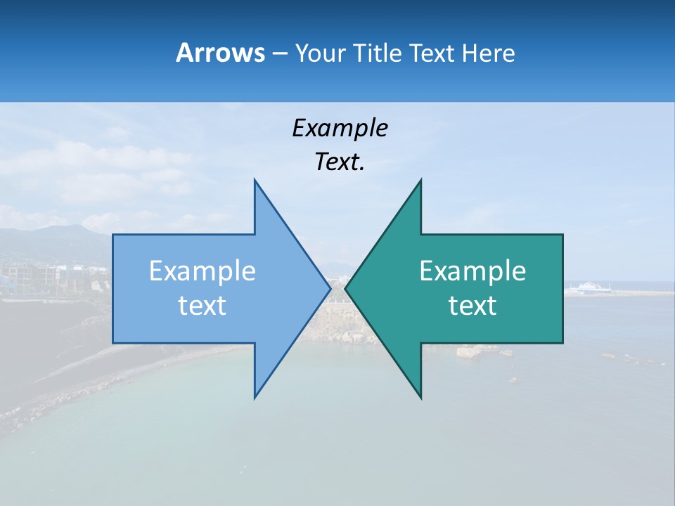 A Large Body Of Water With A City In The Background PowerPoint Template