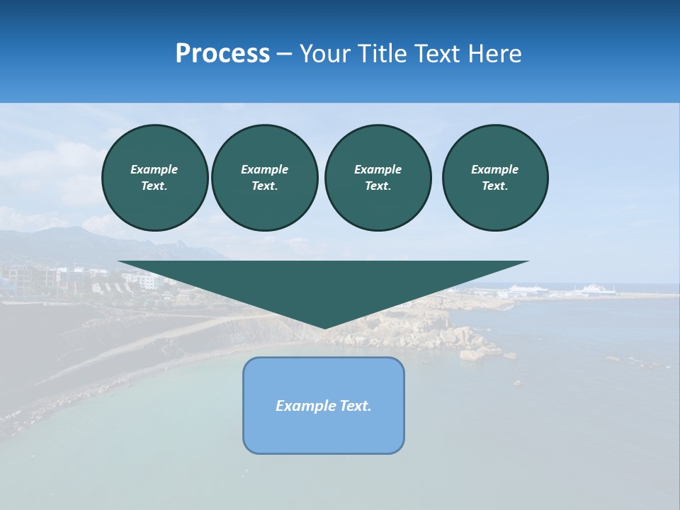 A Large Body Of Water With A City In The Background PowerPoint Template