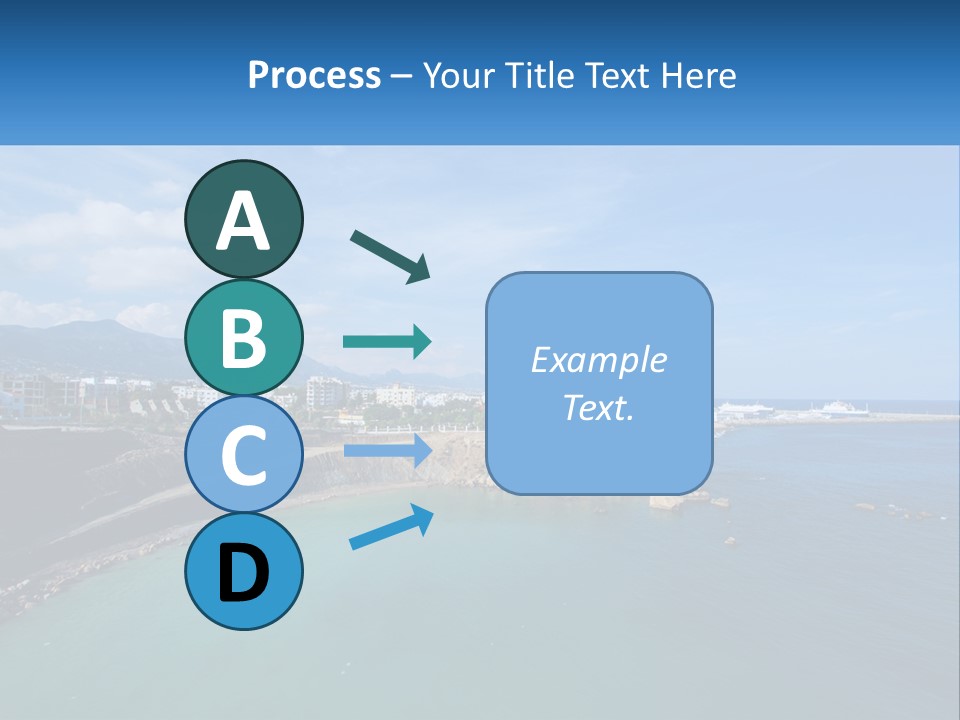 A Large Body Of Water With A City In The Background PowerPoint Template