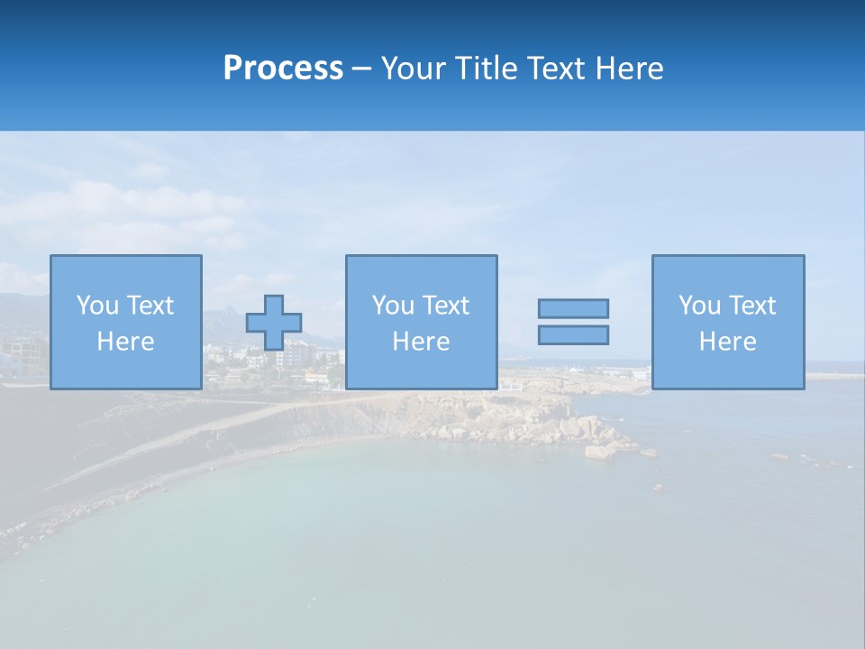 A Large Body Of Water With A City In The Background PowerPoint Template