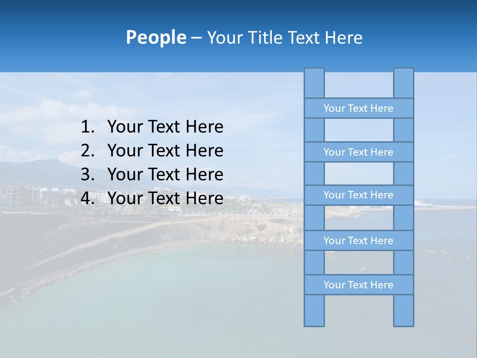 A Large Body Of Water With A City In The Background PowerPoint Template