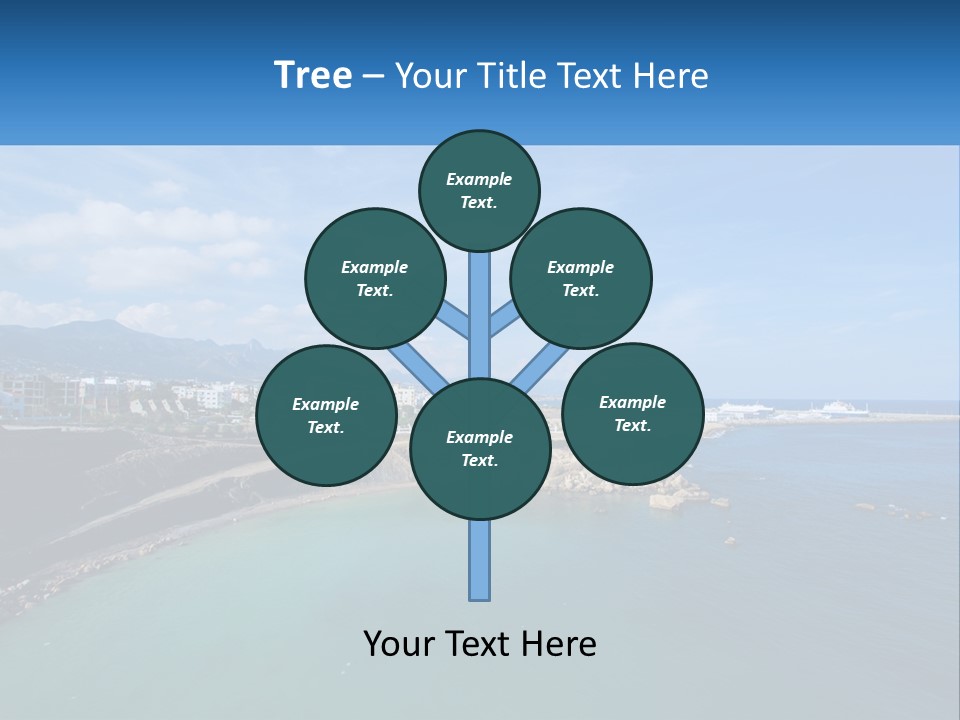 A Large Body Of Water With A City In The Background PowerPoint Template