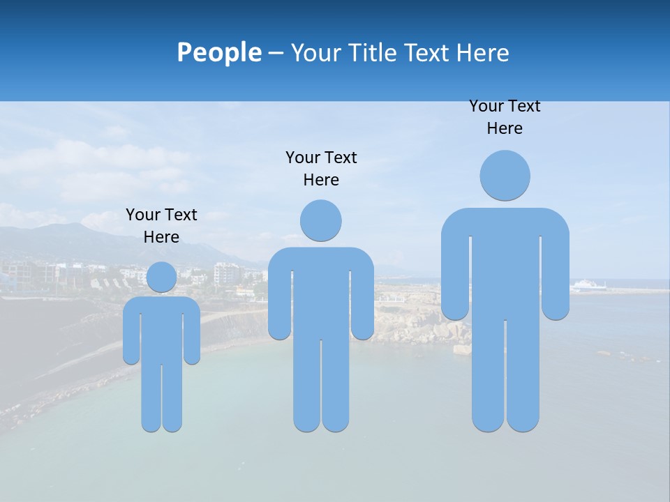 A Large Body Of Water With A City In The Background PowerPoint Template