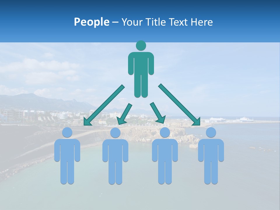 A Large Body Of Water With A City In The Background PowerPoint Template