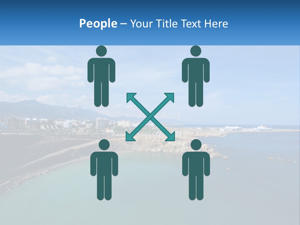 A Large Body Of Water With A City In The Background PowerPoint Template