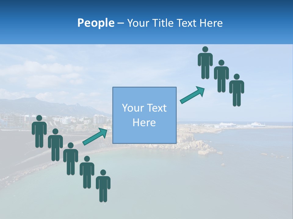 A Large Body Of Water With A City In The Background PowerPoint Template