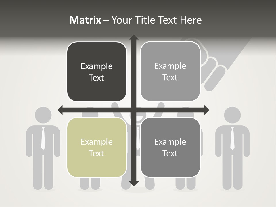 A Hand Reaching Out To A Group Of People PowerPoint Template