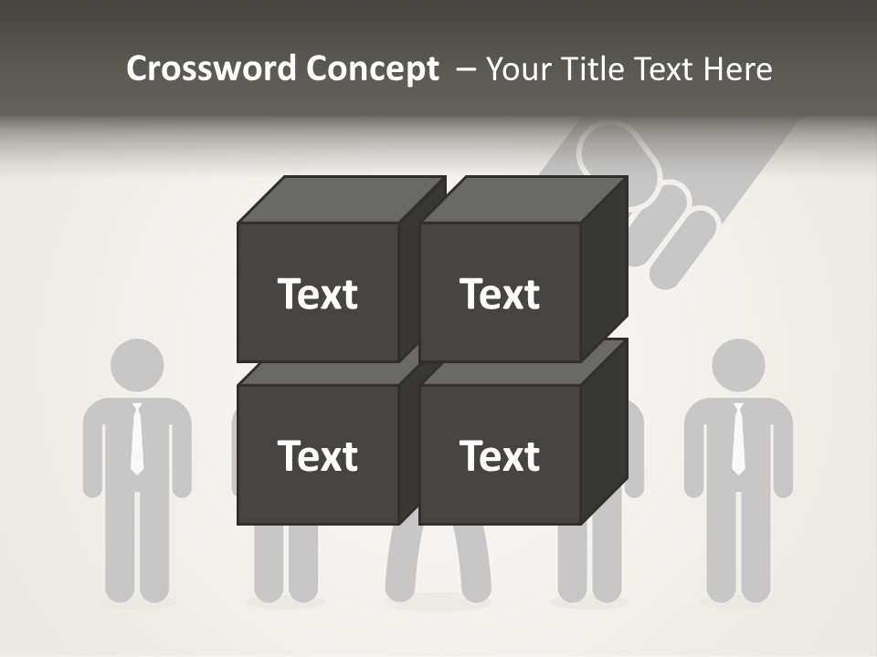 A Hand Reaching Out To A Group Of People PowerPoint Template