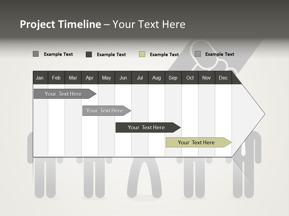 A Hand Reaching Out To A Group Of People PowerPoint Template