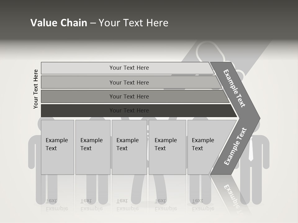 A Hand Reaching Out To A Group Of People PowerPoint Template