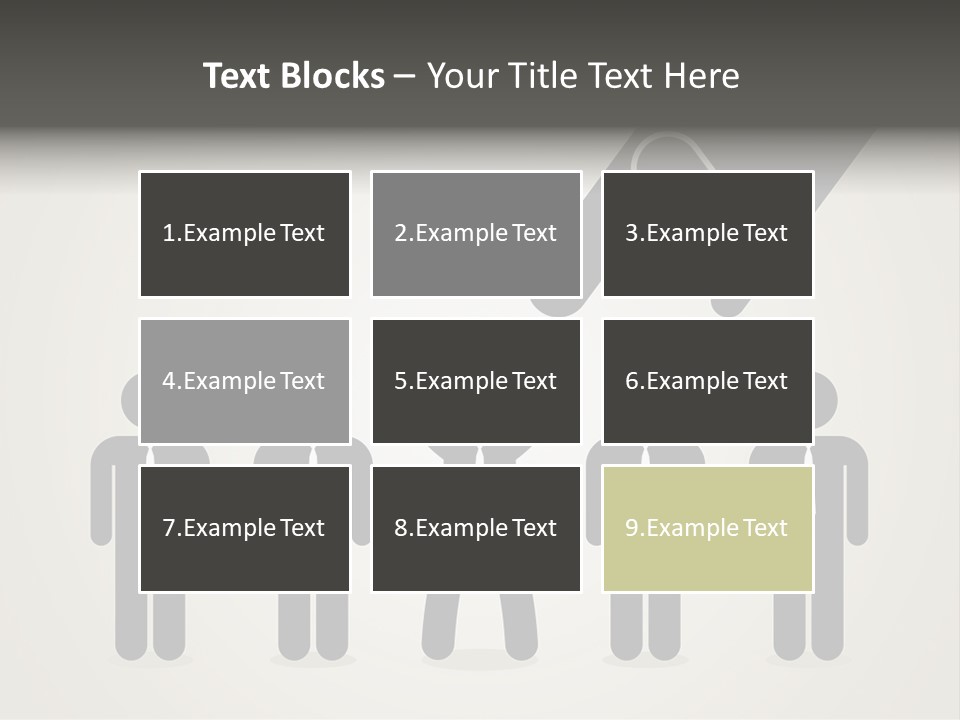 A Hand Reaching Out To A Group Of People PowerPoint Template