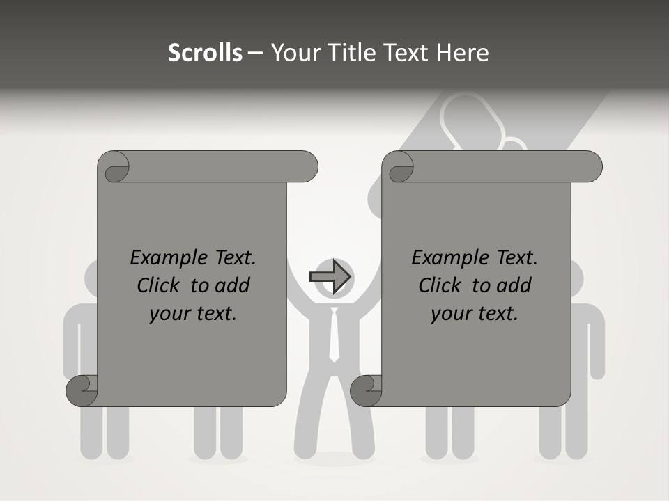 A Hand Reaching Out To A Group Of People PowerPoint Template