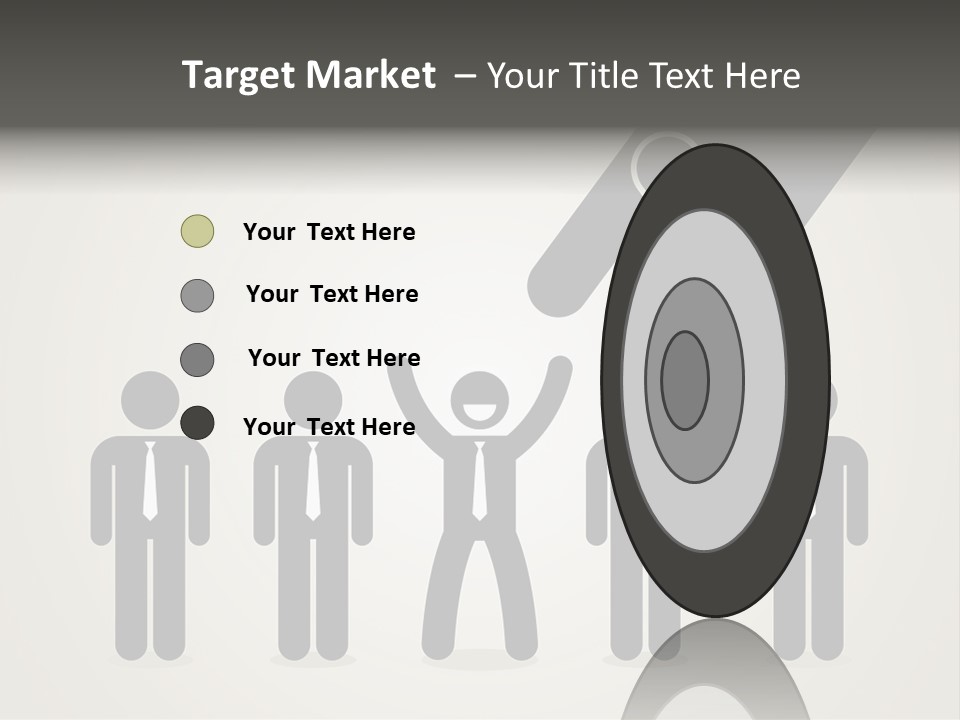 A Hand Reaching Out To A Group Of People PowerPoint Template