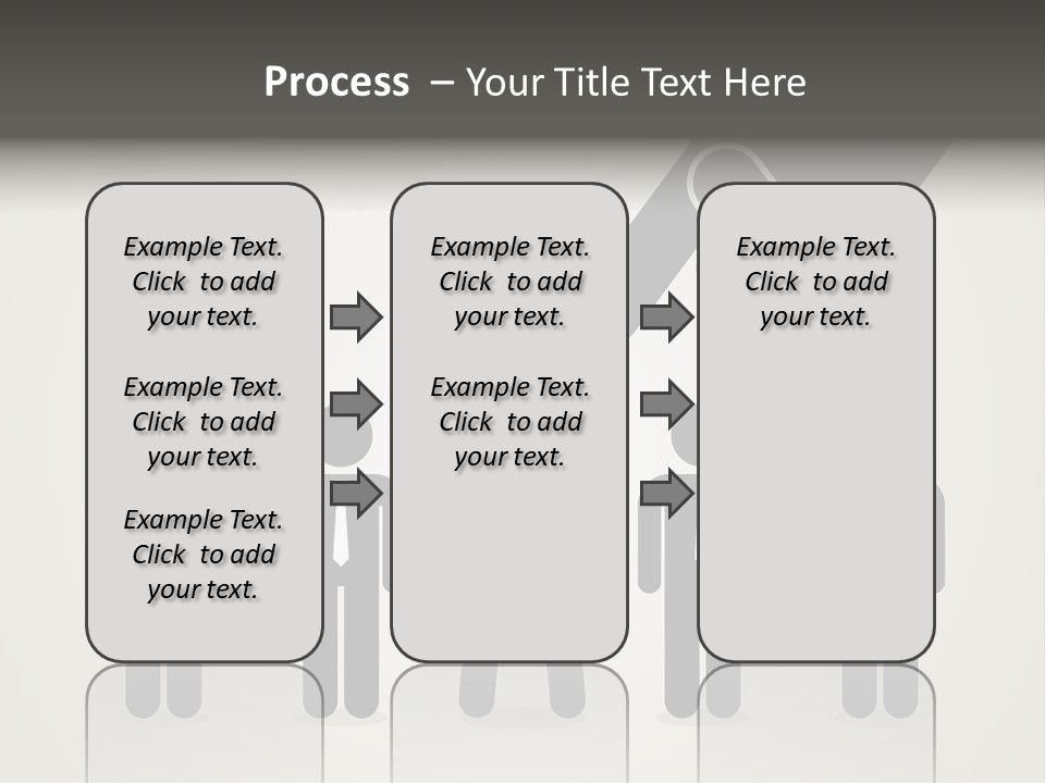A Hand Reaching Out To A Group Of People PowerPoint Template