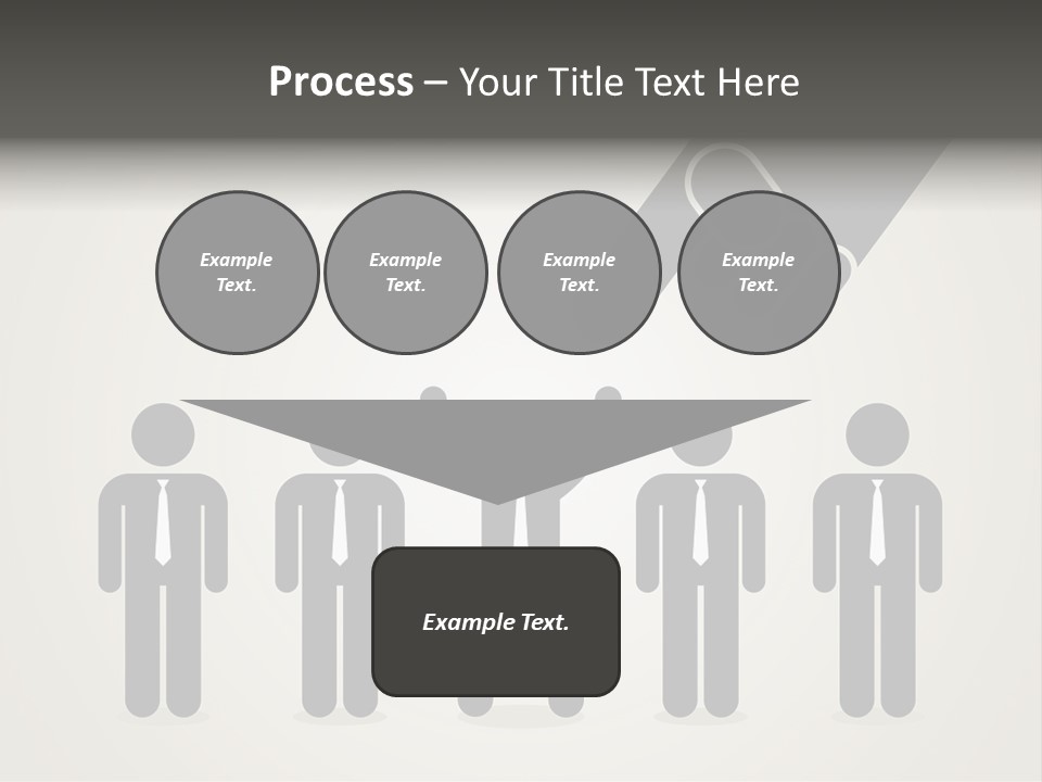 A Hand Reaching Out To A Group Of People PowerPoint Template