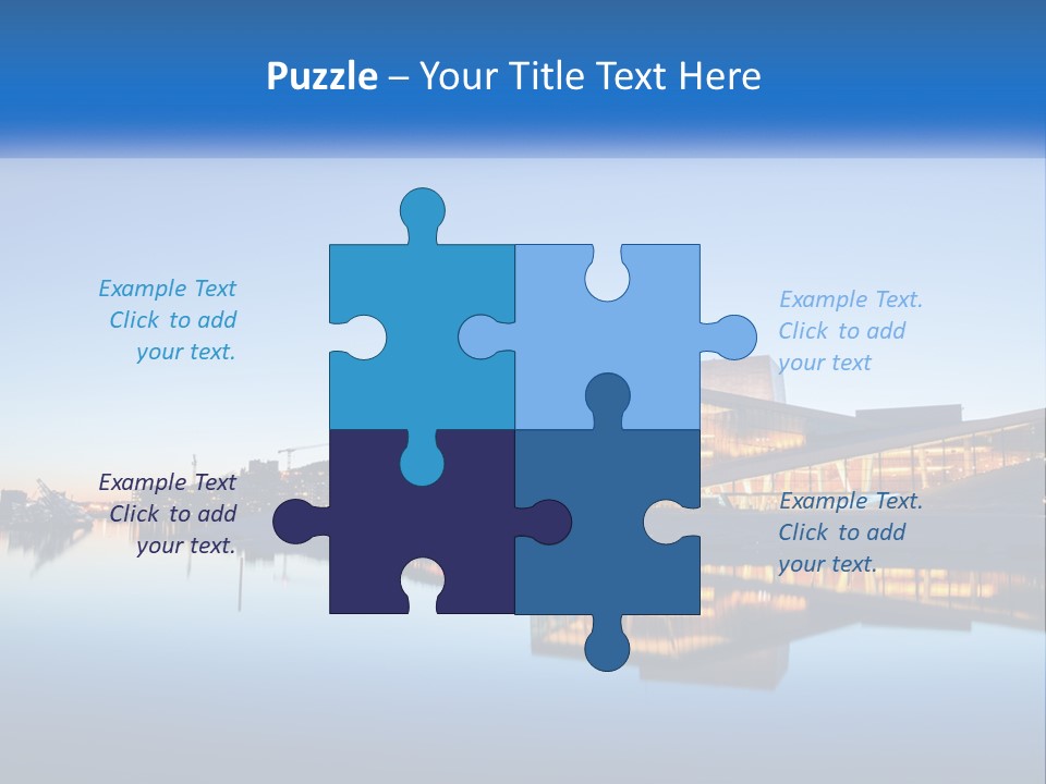 A Powerpoint Presentation With A Building In The Background PowerPoint Template