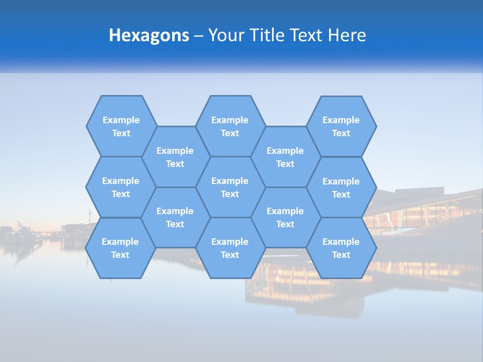 A Powerpoint Presentation With A Building In The Background PowerPoint Template