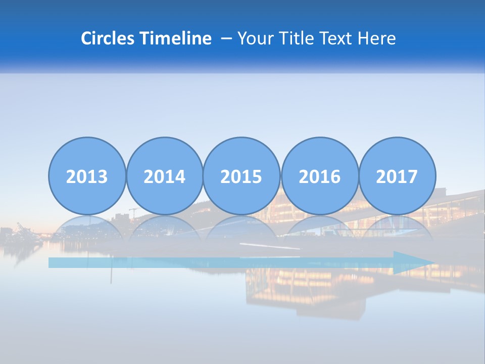 A Powerpoint Presentation With A Building In The Background PowerPoint Template