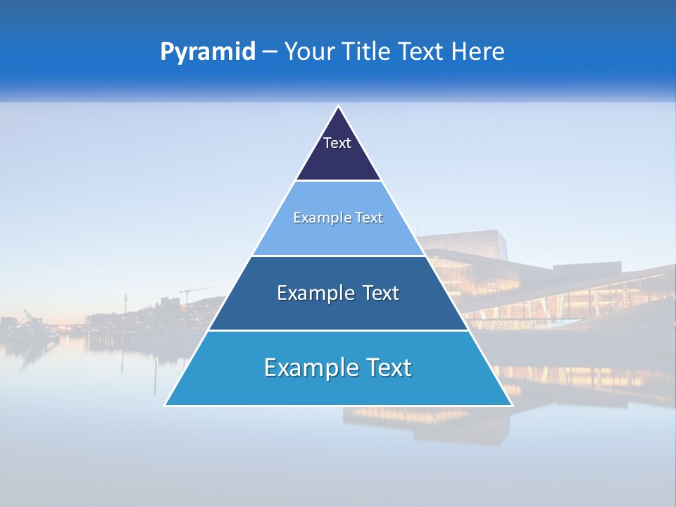 A Powerpoint Presentation With A Building In The Background PowerPoint Template