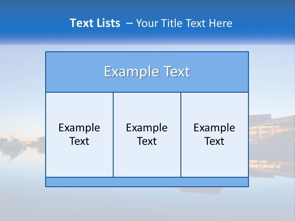 A Powerpoint Presentation With A Building In The Background PowerPoint Template