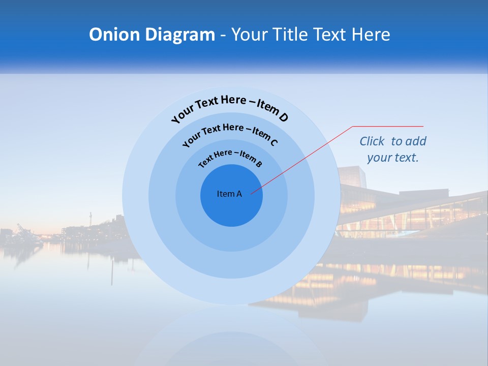 A Powerpoint Presentation With A Building In The Background PowerPoint Template