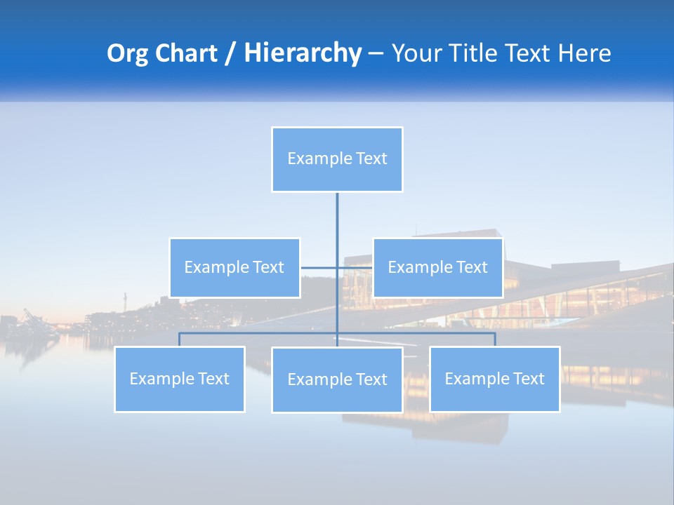 A Powerpoint Presentation With A Building In The Background PowerPoint Template