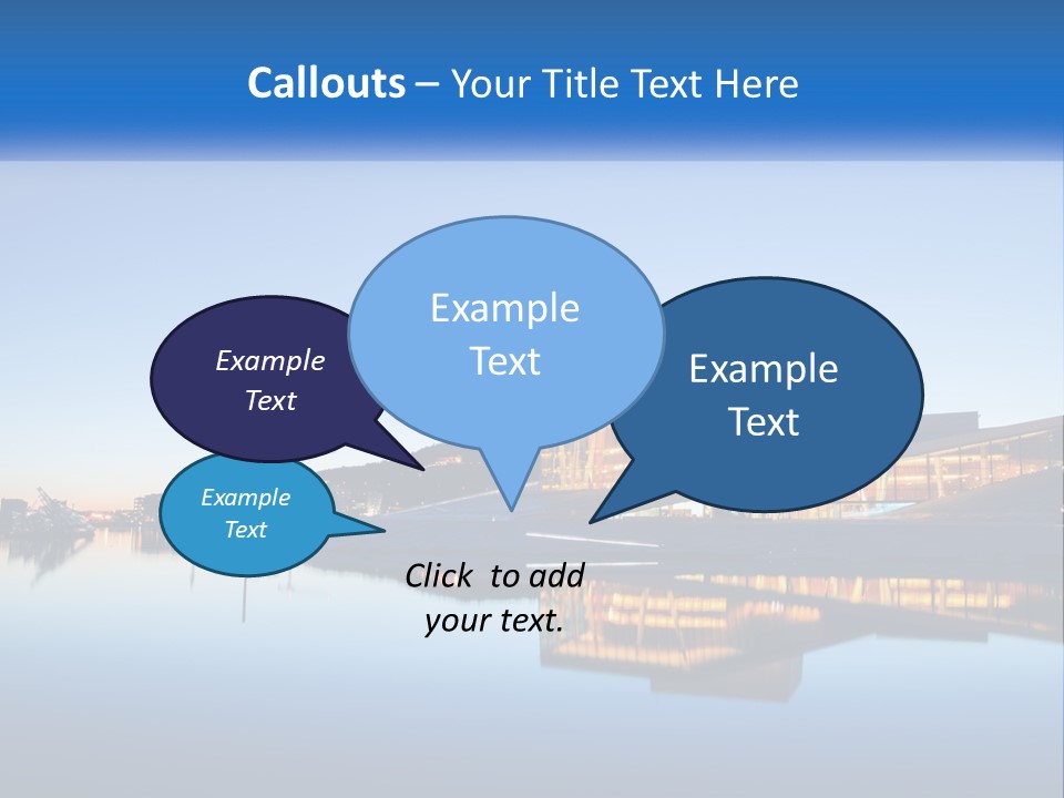 A Powerpoint Presentation With A Building In The Background PowerPoint Template