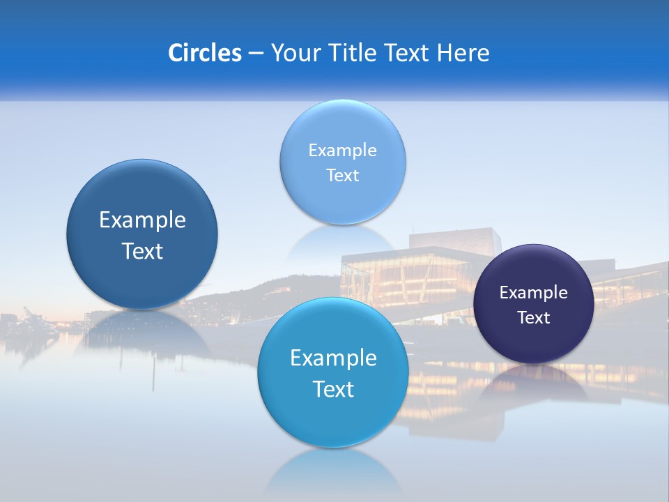 A Powerpoint Presentation With A Building In The Background PowerPoint Template