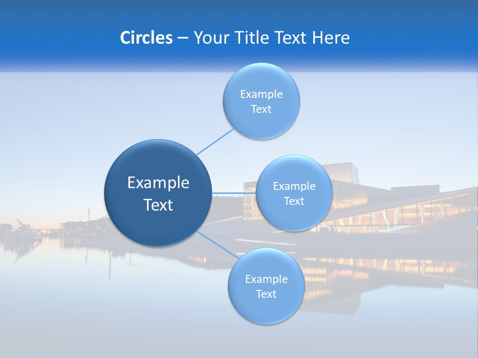 A Powerpoint Presentation With A Building In The Background PowerPoint Template