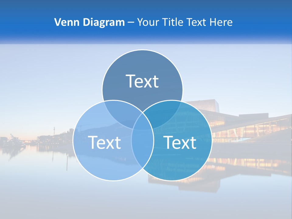 A Powerpoint Presentation With A Building In The Background PowerPoint Template