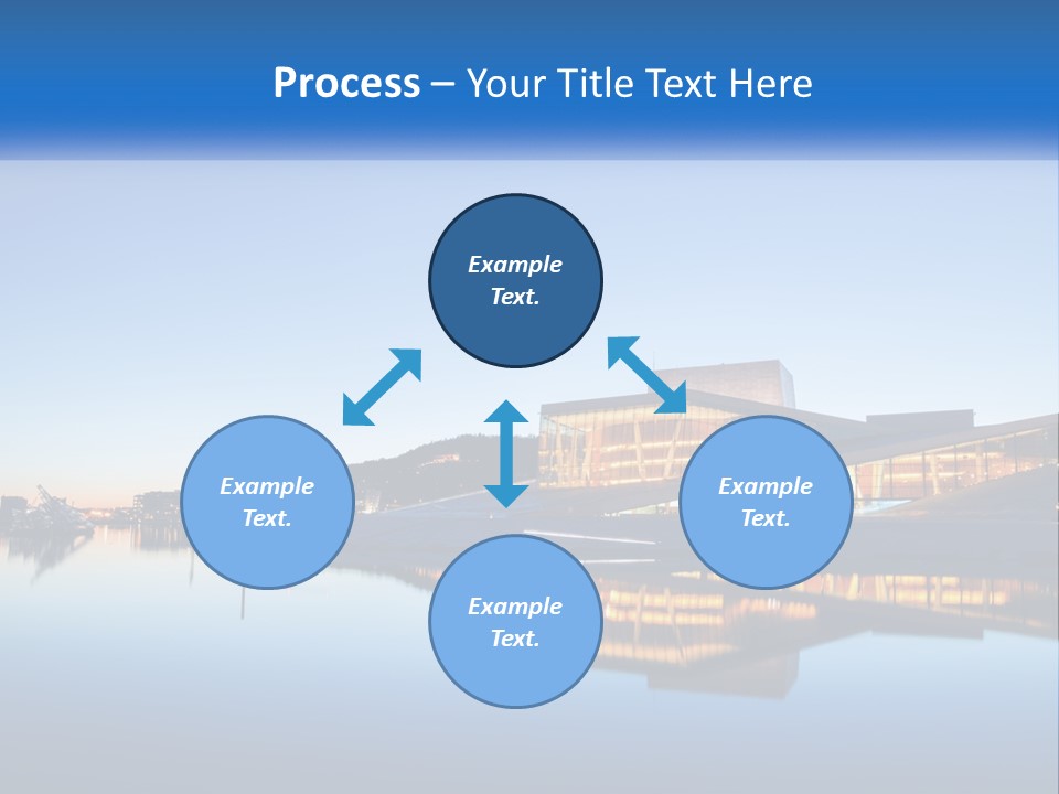 A Powerpoint Presentation With A Building In The Background PowerPoint Template