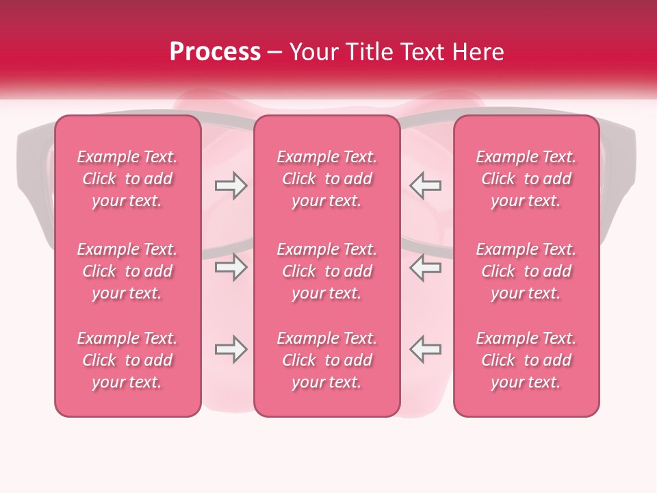A Piggy Bank With Glasses On Top Of It PowerPoint Template