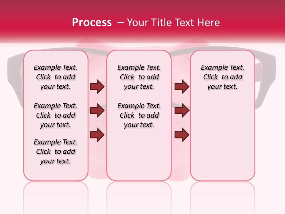 A Piggy Bank With Glasses On Top Of It PowerPoint Template