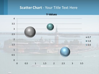A Large Body Of Water With A Small Island In The Middle Of It PowerPoint Template