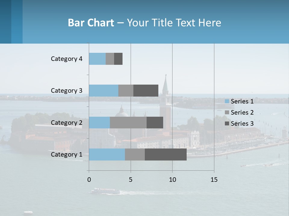 A Large Body Of Water With A Small Island In The Middle Of It PowerPoint Template
