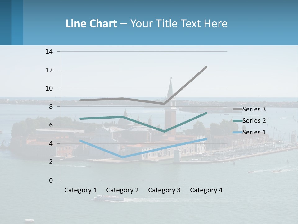 A Large Body Of Water With A Small Island In The Middle Of It PowerPoint Template
