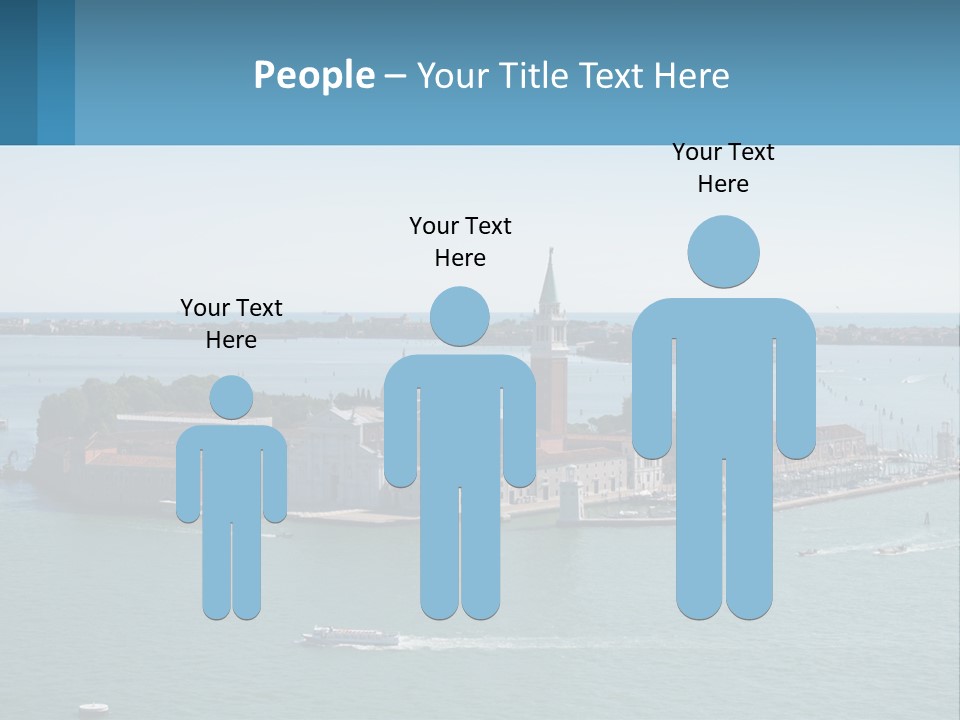 A Large Body Of Water With A Small Island In The Middle Of It PowerPoint Template