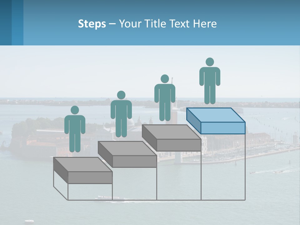 A Large Body Of Water With A Small Island In The Middle Of It PowerPoint Template