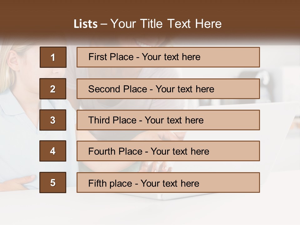 A Woman And A Child Are Looking At A Laptop PowerPoint Template