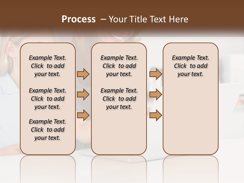 A Woman And A Child Are Looking At A Laptop PowerPoint Template