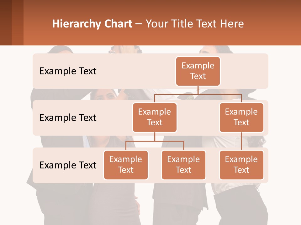 A Group Of People Holding Up A Trophy PowerPoint Template