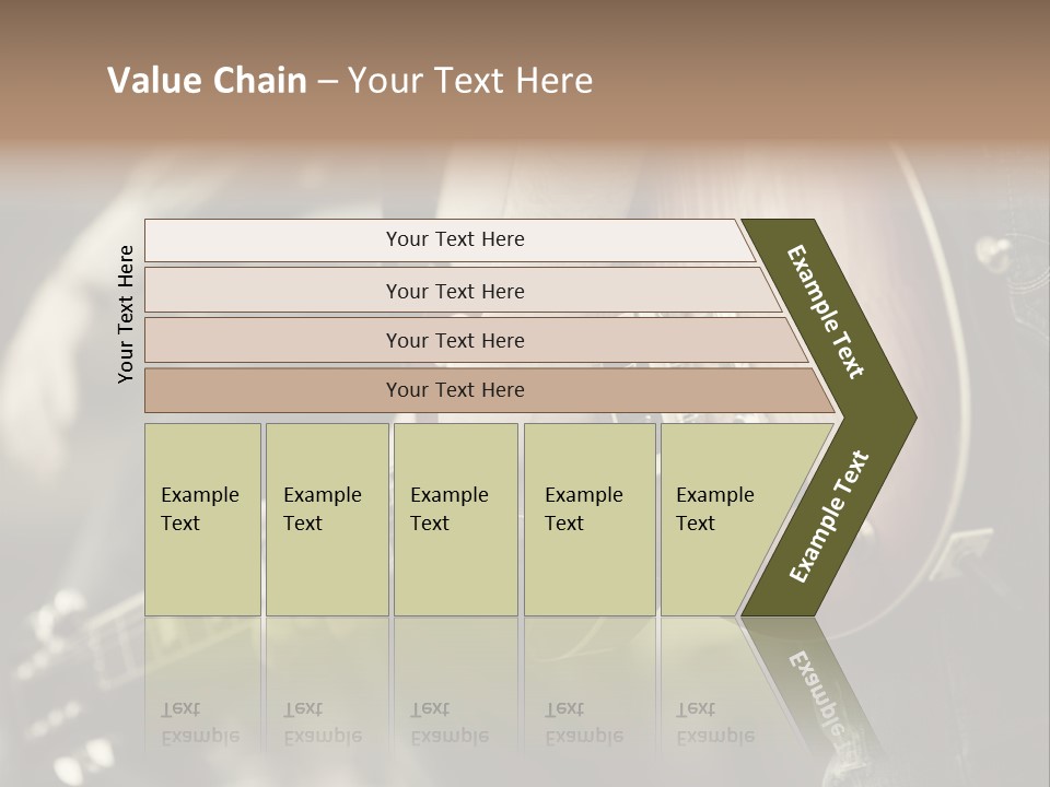 A Person Holding A Guitar In Their Hand PowerPoint Template