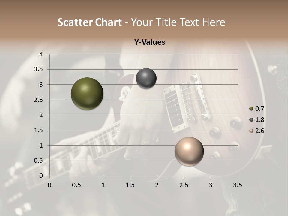 A Person Holding A Guitar In Their Hand PowerPoint Template