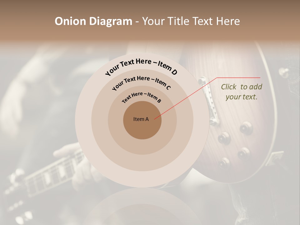 A Person Holding A Guitar In Their Hand PowerPoint Template