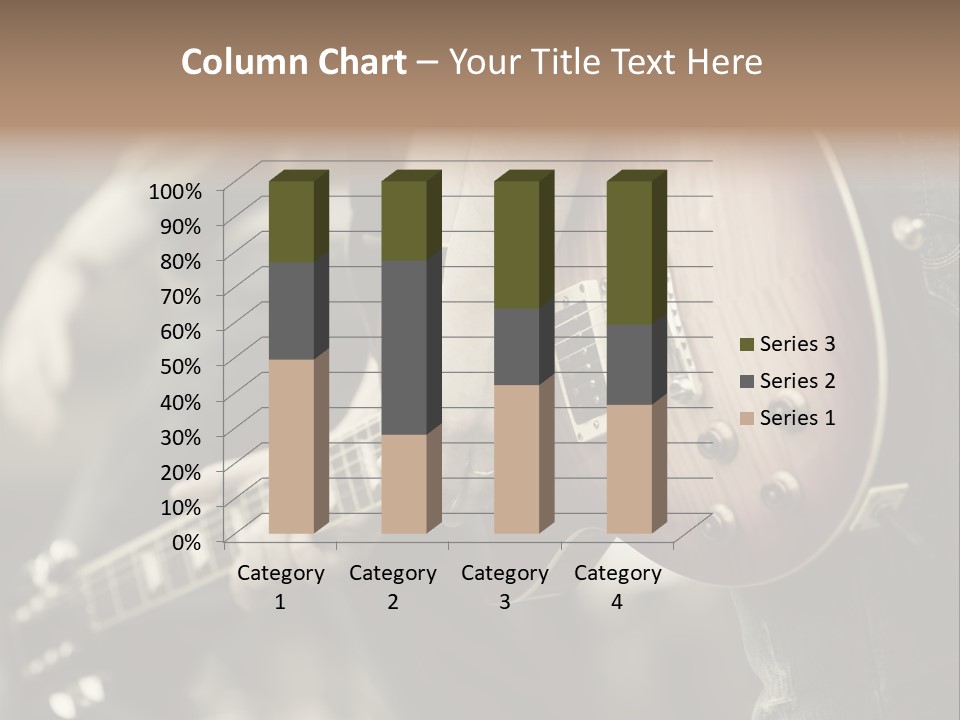 A Person Holding A Guitar In Their Hand PowerPoint Template