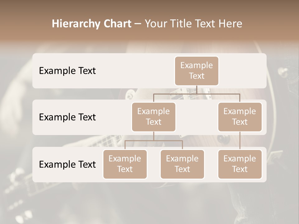 A Person Holding A Guitar In Their Hand PowerPoint Template