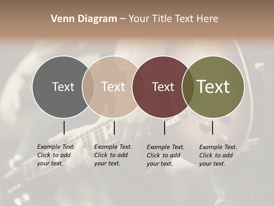 A Person Holding A Guitar In Their Hand PowerPoint Template